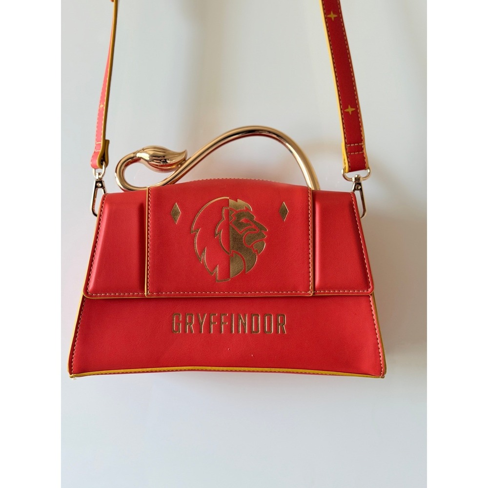 Fred Segal Red Gryffindor Mascot Flap Satchel NWT Harry Potter Licensed